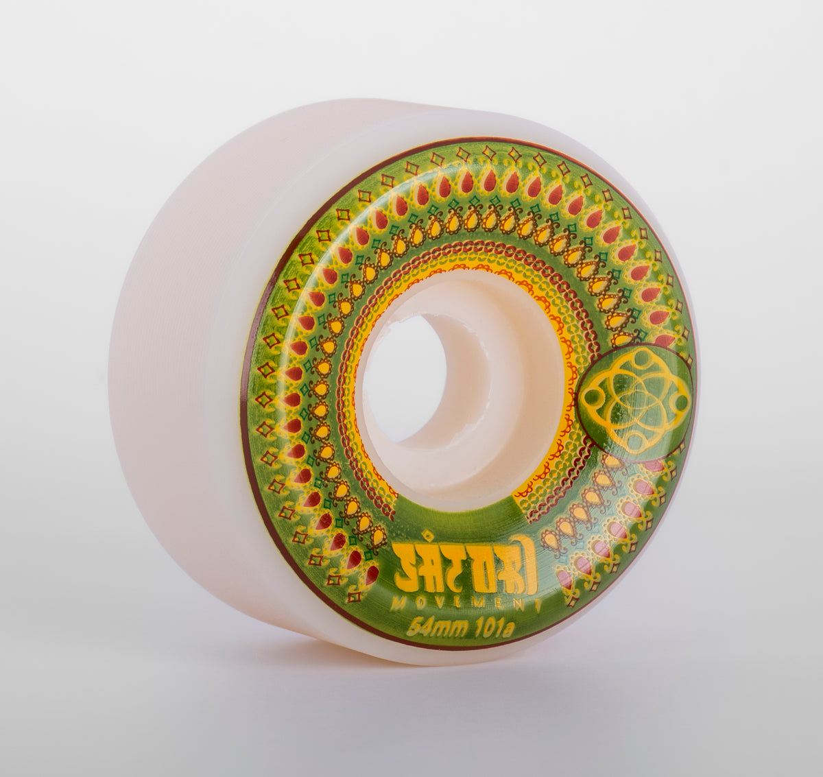 54mm Mandala Series Skate Wheels (101a Conical) – Satori