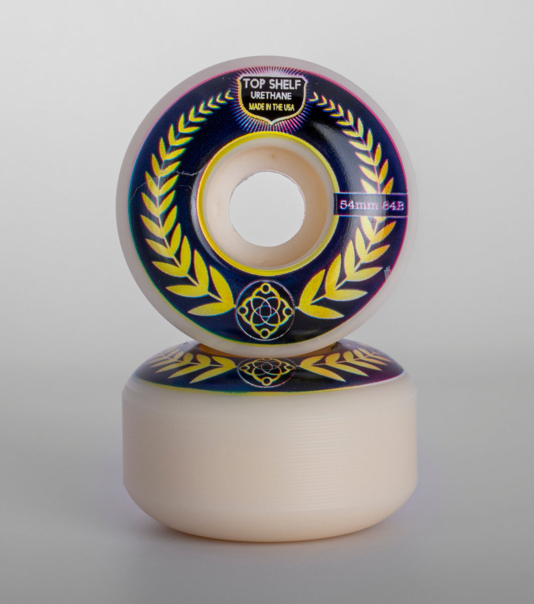 54mm Elegance Top Shelf Urethane Skate Wheels (84b Classic) Satori