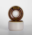 52mm Spencer Hamilton Gold Mandala Pro Skate Wheels (101a Conical)
