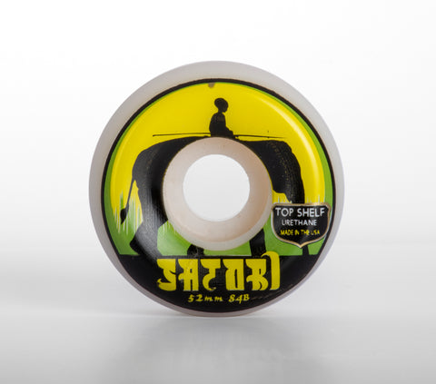 52mm Elephant Top Shelf Urethane Skate Wheels (84b Conical)