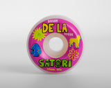53mm Brian Delatorre De La Satori V2 Pro Skate Wheels (101a Conical)