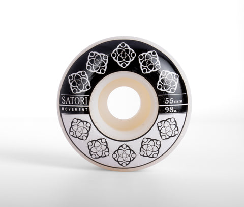 55mm Two-Tone Link Skate Wheels (98a Classic)