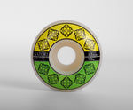 53mm Two-Tone Link Skate Wheels (98a Classic)