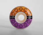 54mm Two-Tone Link Skate Wheels (98a Classic)