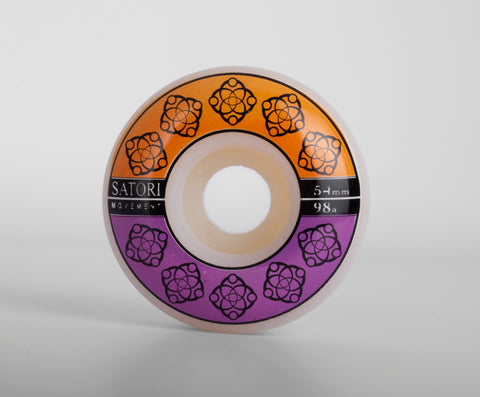 54mm Two-Tone Link Skate Wheels (98a Classic)