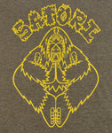 Gold Bigfoot Hemp T-Shirt