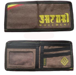 Ras Stripe Bifold Hemp Wallet