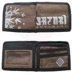 Hemp Leaves Bifold Hemp Wallet