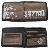 Hemp Leaves Bifold Hemp Wallet