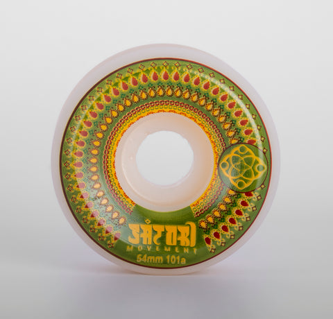 54mm Mandala Series Skate Wheels (101a Conical)