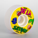 53mm Brian Delatorre De La Satori Pro Skate Wheels (101a Conical)