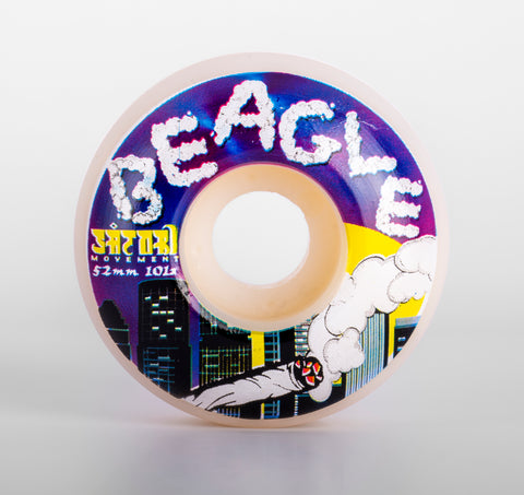 52mm Beagle Smoke City Skate Wheels (101a Classic)