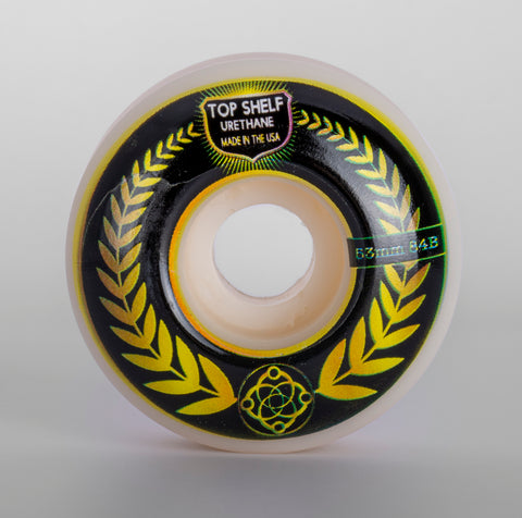 53mm Elegance Top Shelf Urethane Skate Wheels (84b Classic)