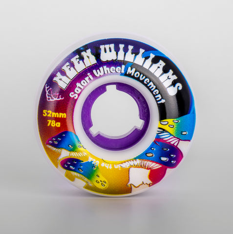 52mm Neen Williams Mushroom Cruiser Skate Wheel (78a)