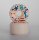 53mm Karl Watson's My First Skateboard The Book Skate Wheels (101a Conical)