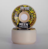 54mm Neen Williams Mushroom Skate Wheels (101a Conical)