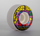 52.5mm Gunes Ozodgan Stained Glass Pro Skate Wheels (101a Conical)