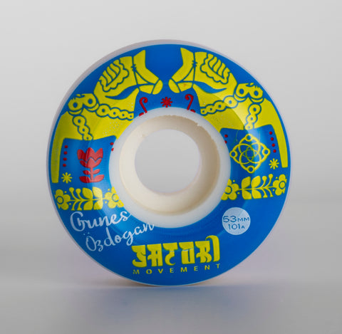 53mm Gunes Ozdogan Dala Horse Pro Skate Wheels (101a Conical)