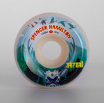 53mm Spencer Hamilton Canada Skate Wheels (101a Conical)