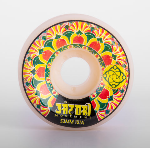 53mm Mandala Series Skate Wheels (101a Conical)