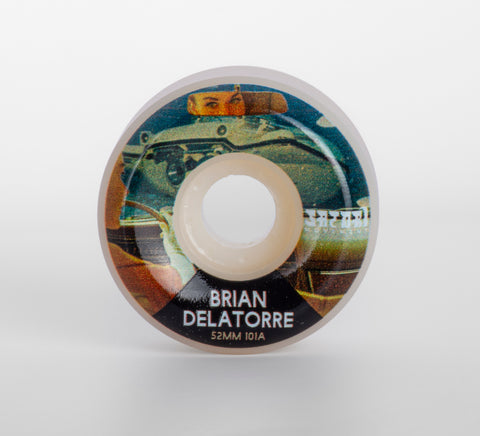 52mm Morgan Campbell Guest Artist Series - Brian Delatorre Pro Skate Wheel (101a Conical)