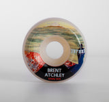 50mm Morgan Campbell Guest Artist Series - Brent Atchley Skate Wheels (101a Conical)
