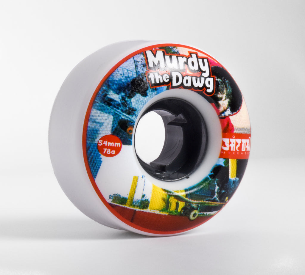 54mm Murdy the Dawg Cruiser Skate Wheels (78a) – Satori Movement
