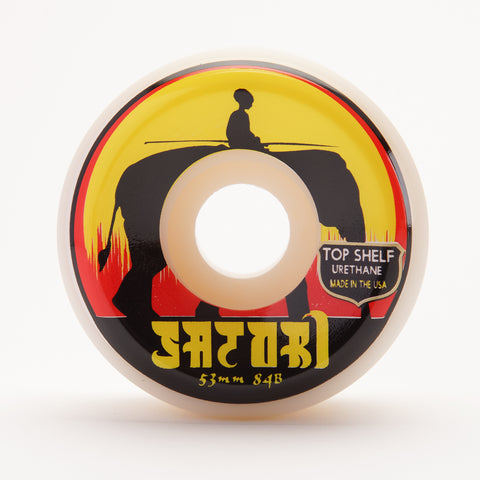 53mm Elephant Top Shelf Urethane Skate Wheels (84b Conical)