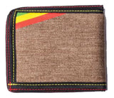 Ras Stripe Bifold Hemp Wallet