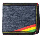 Ras Stripe Bifold Hemp Wallet