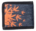 Hemp Leaves Bifold Hemp Wallet