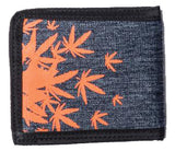 Hemp Leaves Bifold Hemp Wallet